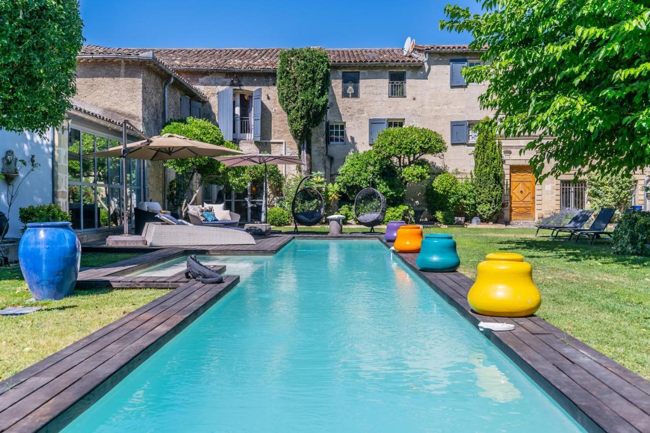 Villa Mas Bleu Sommières Exterior foto
