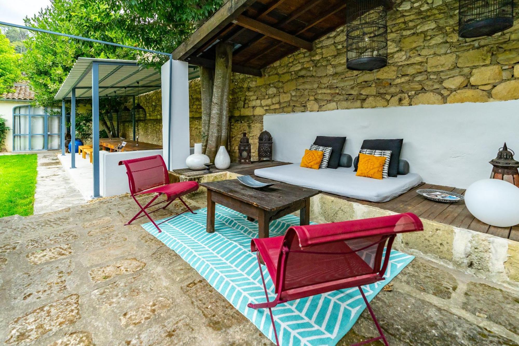 Villa Mas Bleu Sommières Exterior foto