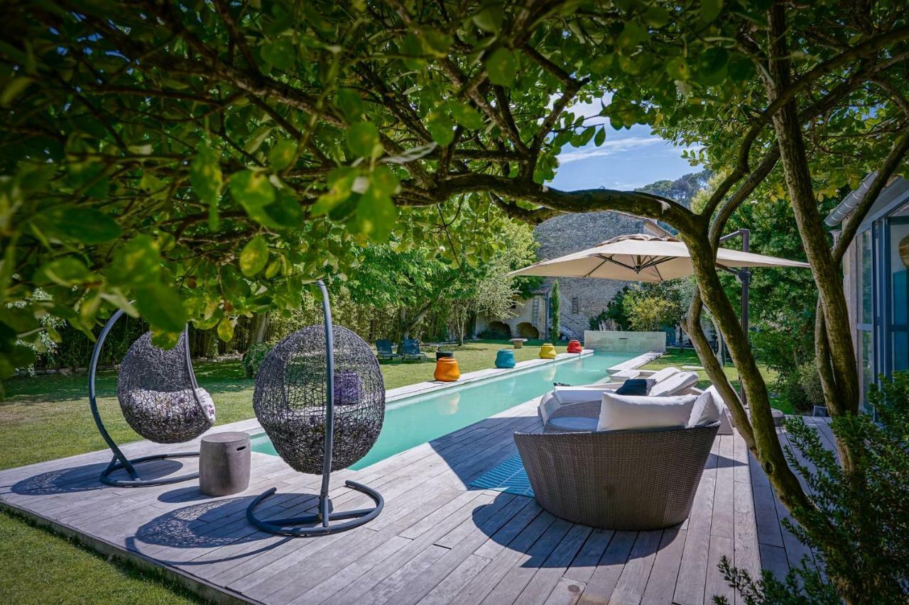 Villa Mas Bleu Sommières Exterior foto